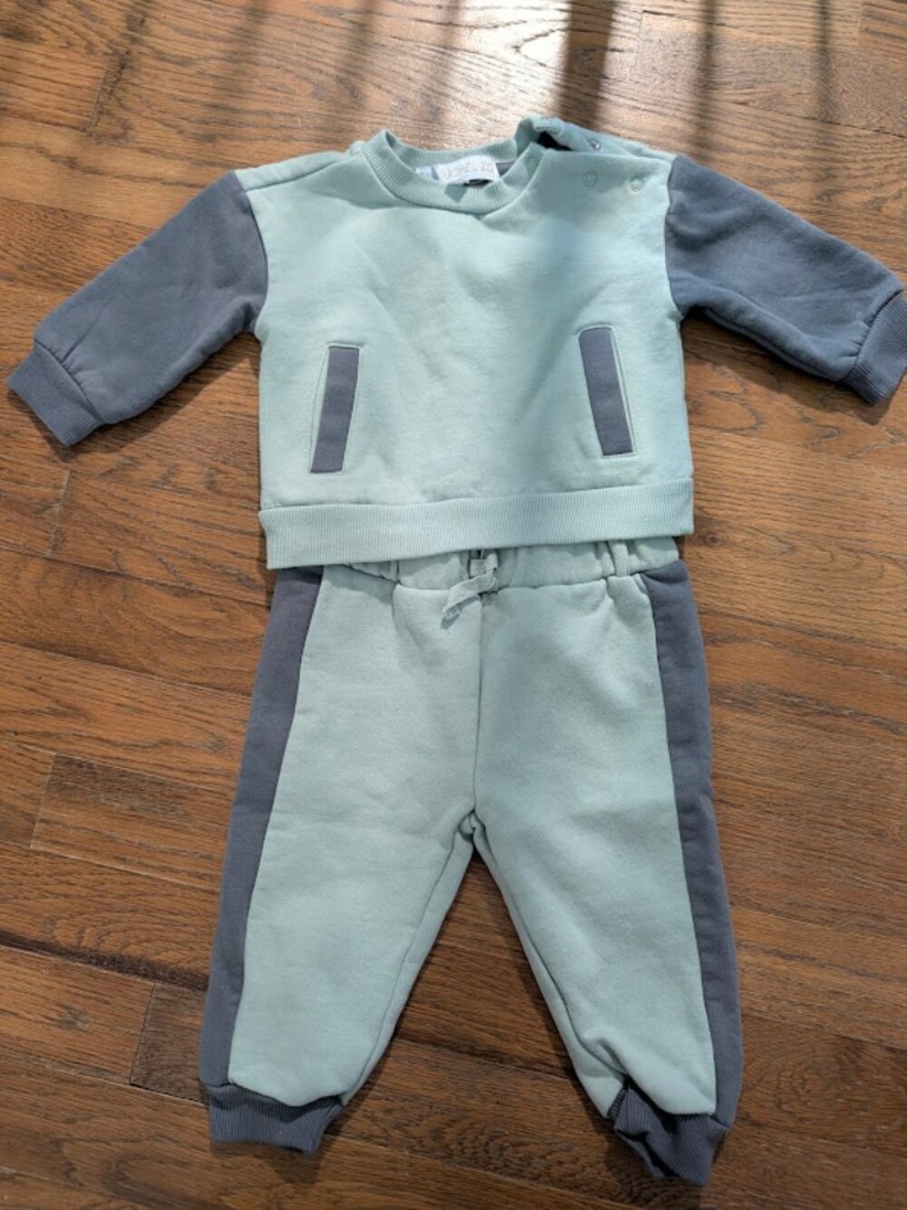Rachel Zoe Green/Blue Sweatsuit 12M